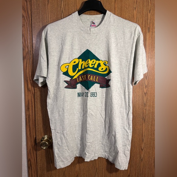 Fruit of the Loom Other - Cheers TV Show Last Call Fan 90s T-Shirt Vintage 1993
